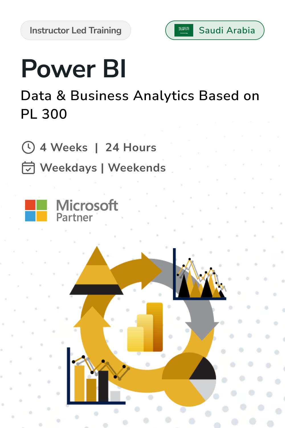 Microsoft Power BI – Data & Business Analytics Training Program in Saudi Arabia