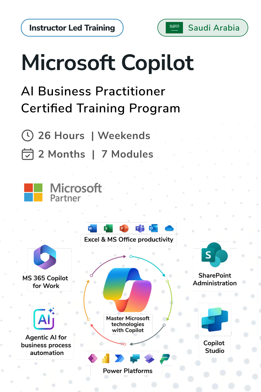 Microsoft Copilot - AI Business Practitioner Certified Training Program in Saudi Arabia
