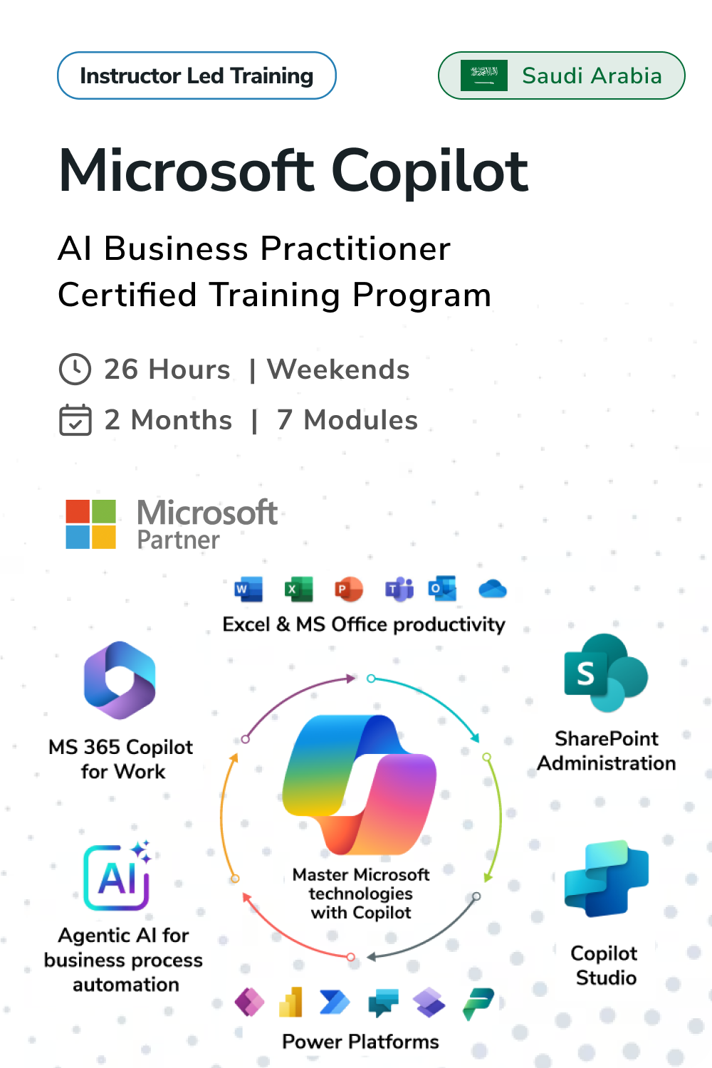 Microsoft Copilot - AI Business Practitioner Certified Training Program in Saudi Arabia