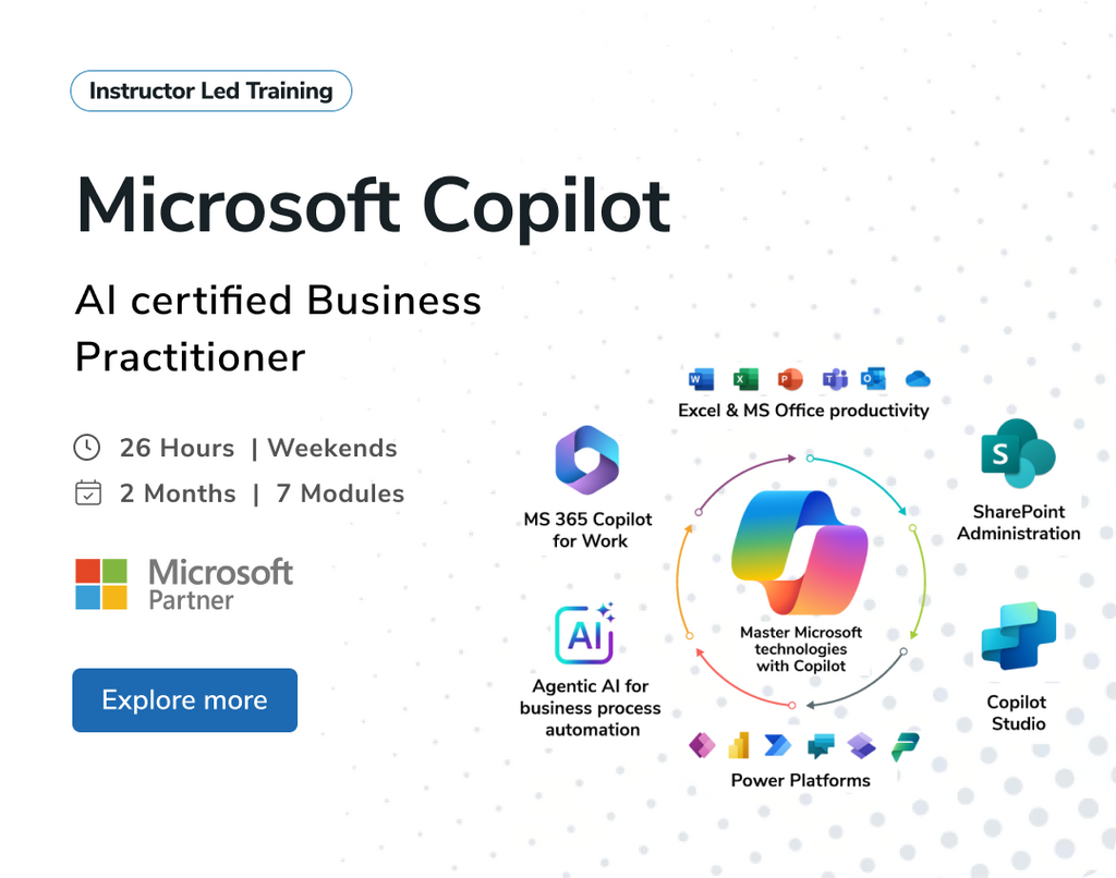 Microsoft Copilot - AI Business Practitioner Certified Training Program in Saudi Arabia