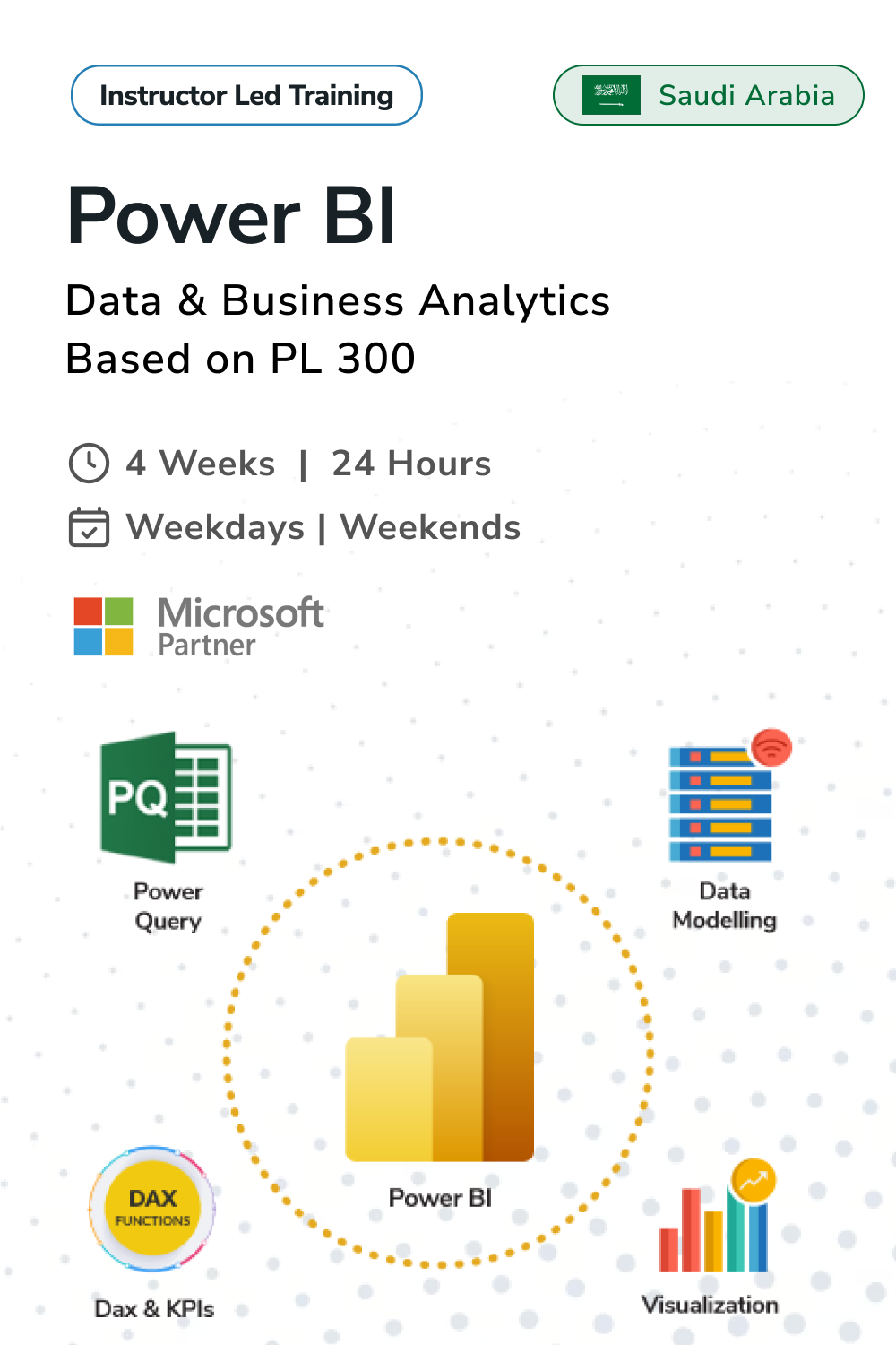 Microsoft Power BI – Data & Business Analytics Training Program in Saudi Arabia